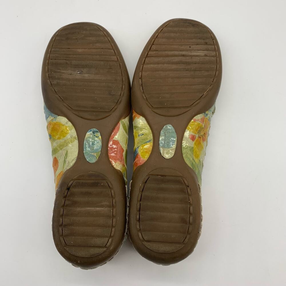 Anne Klein Women's Embossed Leather Floral Pattern Moccasin Loafers Sz 6M - Picture 12 of 13